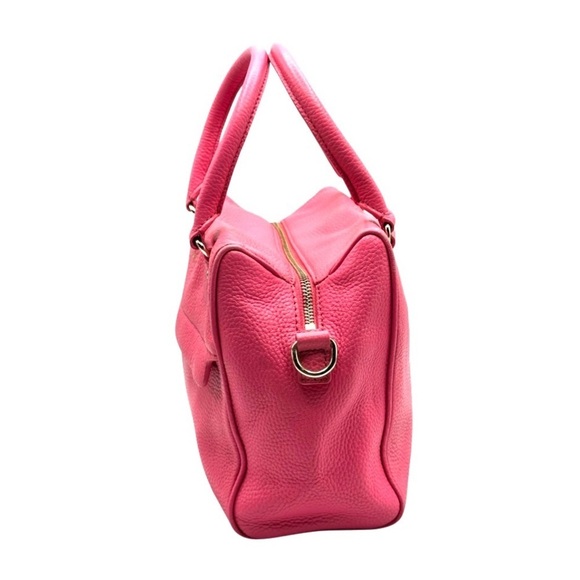 Kate Spade Pink Pebble Leather Boxy Handbag - Picture 4 of 16